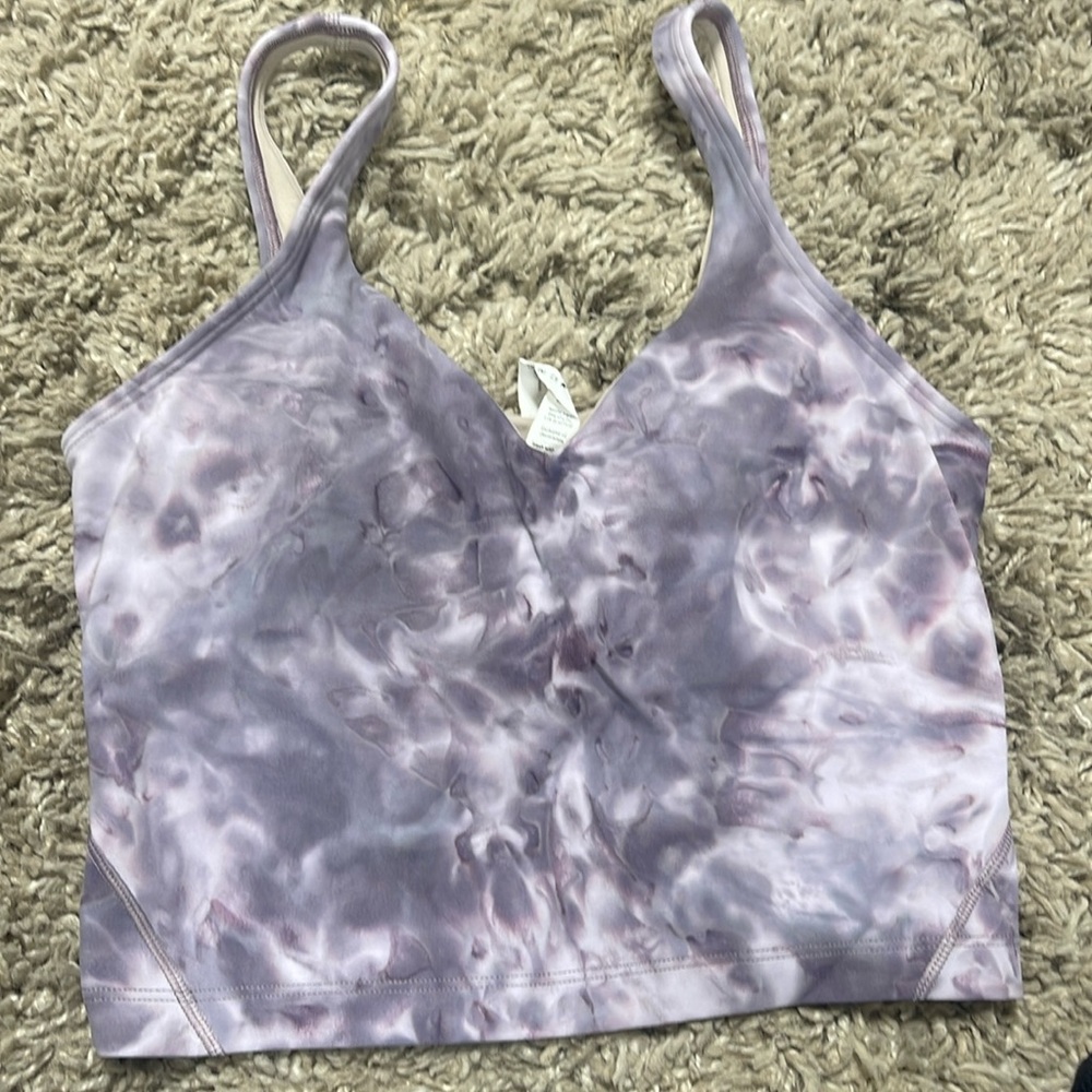 Lulu tie dye align tank